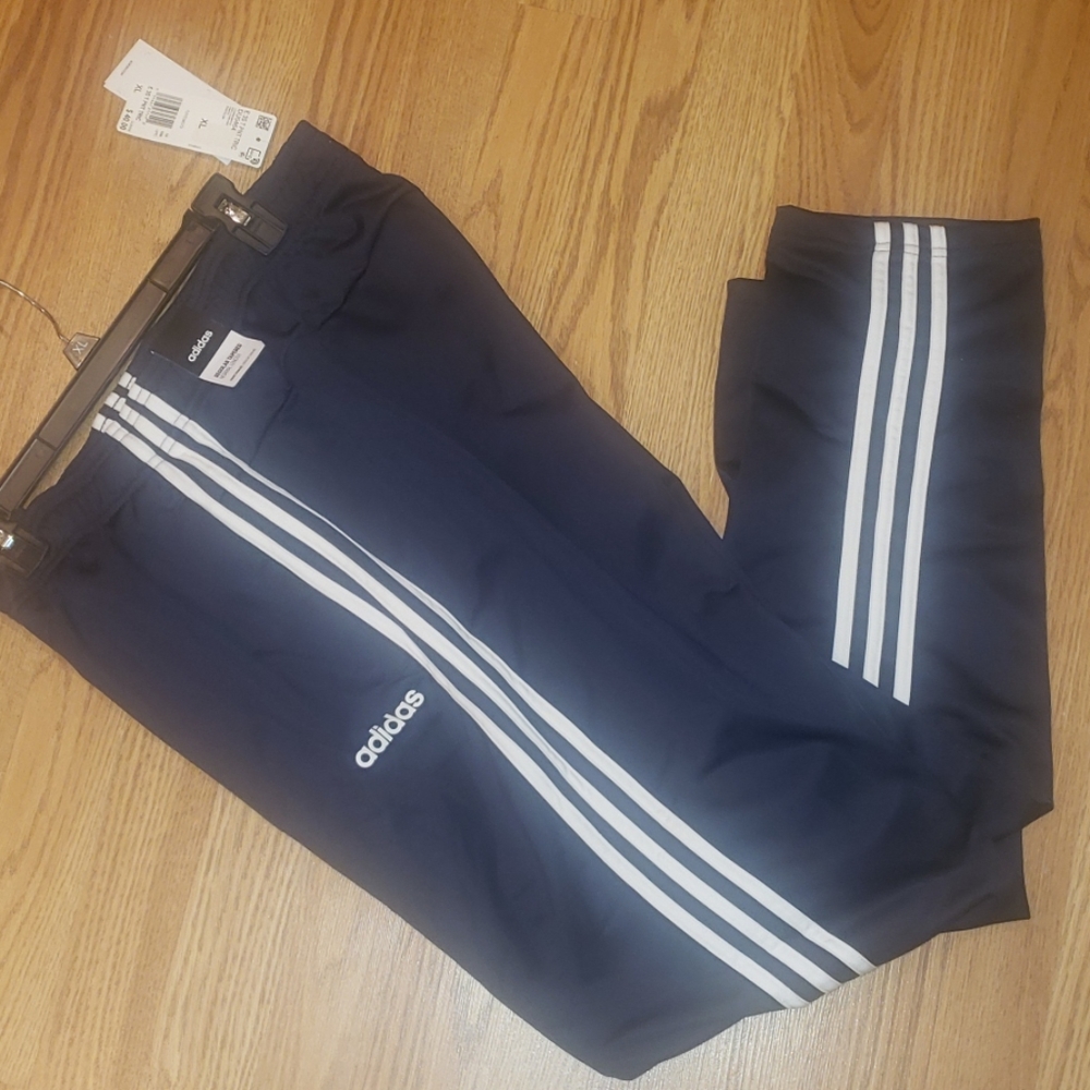 New Adidas 3 stripe zip pocket joggers